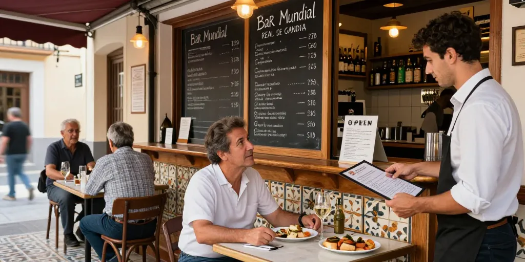 Bar Mundial Real De Gandia: El Menú, Horario Y Opiniones