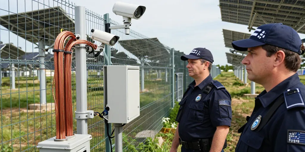 seguridad en parques solares